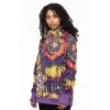 686 Bonded Fleece Pullover Hoody - Women's -Ladies Skiing Store fw23 686 womensbondedfleecepulloverhoody gratefuldeadtiedye 1
