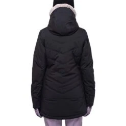 686 Cloud Insulated Jacket - Women's -Ladies Skiing Store fw23 686 womenscloudinsulatedjacket blackgeojacquard 4