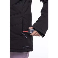 686 Cloud Insulated Jacket - Women's -Ladies Skiing Store fw23 686 womenscloudinsulatedjacket blackgeojacquard 8