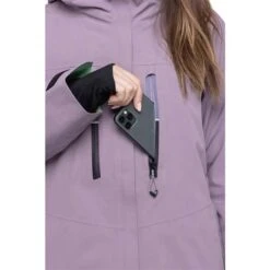 686 GTX Skyline Shell Jacket - Women's -Ladies Skiing Store fw23 686 womensgtxskylineshelljacket dustyorchid 11