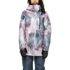 686 Mantra Insulated Jacket - Women's -Ladies Skiing Store fw23 686 womensmantrainsulatedjacket dustyorchidmarble 2