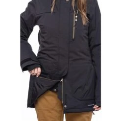 686 Spirit Insulated Jacket - Women's -Ladies Skiing Store fw23 686 womensspiritinsulatedjacket blackgeojacquard 9