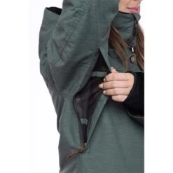 686 Spirit Insulated Jacket - Women's -Ladies Skiing Store fw23 686 womensspiritinsulatedjacket goblingreenheather 6