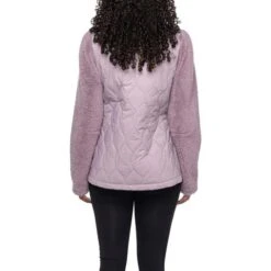 686 Thermal Hybrid Jacket - Women's -Ladies Skiing Store fw23 686 womensthermalhybridjacket dustyorchid 4