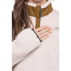 686 Tioga Fleece Pullover - Women's -Ladies Skiing Store fw23 686 womenstiogafleecepullover birchsherpa 6