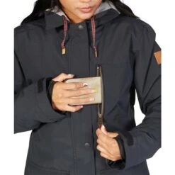 DC SHOES DC Bandwidth Jacket - Women's -Ladies Skiing Store fw23 dc womensbandwidthjacket black 5