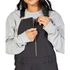 DC SHOES DC Collective Soft Shell Bib - Women's -Ladies Skiing Store fw23 dc womenscollectivesoftshellbib black 5