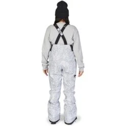 DC SHOES DC Collective Soft Shell Bib - Women's -Ladies Skiing Store fw23 dc womenscollectivesoftshellbib white 2