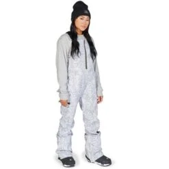 DC SHOES DC Collective Soft Shell Bib - Women's -Ladies Skiing Store fw23 dc womenscollectivesoftshellbib white 3