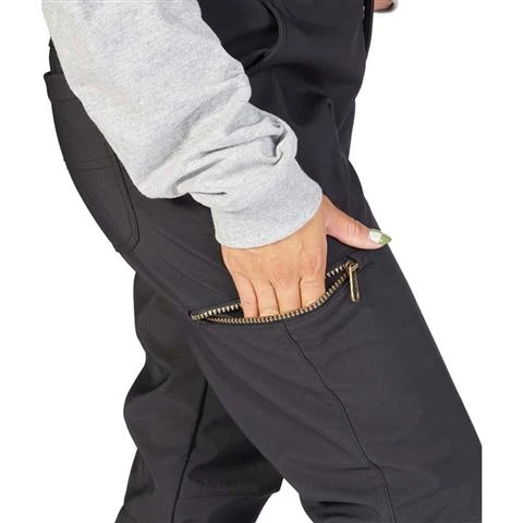 DC Viva Soft Shell Pant - Women's DC SHOES DC Viva Soft Shell Pant - Women's -Ladies Skiing Store fw23 dc womensvivasoftshellpant black 4