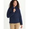Marmot Echo Featherless Hoody - Women's -Ladies Skiing Store fw23 marmot womensechofeatherlesshoody arcticnavy 1