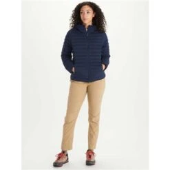 Marmot Echo Featherless Hoody - Women's 4 Marmot Echo Featherless Hoody - Women's -Ladies Skiing Store fw23 marmot womensechofeatherlesshoody arcticnavy 3