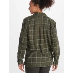 Marmot Fairfax Boyfriend Midweight Flannel - Women's 6 Marmot Fairfax Boyfriend Midweight Flannel - Women's -Ladies Skiing Store fw23 marmot womensfairfaxboyfriendmidweightflannel nori 2