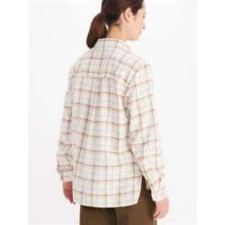 Marmot Fairfax Boyfriend Midweight Flannel - Women's 9 Marmot Fairfax Boyfriend Midweight Flannel - Women's -Ladies Skiing Store fw23 marmot womensfairfaxboyfriendmidweightflannel papyrus 2