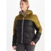 Marmot Guides Down Hoody - Women's 2 Marmot Guides Down Hoody - Women's -Ladies Skiing Store fw23 marmot womensguidesdownhoody blackmilitarygreen 1