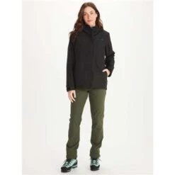 Marmot Minimalist Gore-Tex Jacket - Women's -Ladies Skiing Store fw23 marmot womensminimalistgoretexjacket black 3