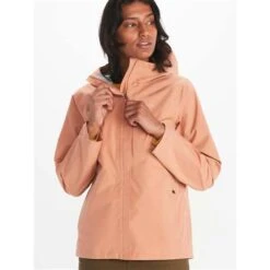 Marmot Minimalist Gore-Tex Jacket - Women's -Ladies Skiing Store fw23 marmot womensminimalistgoretexjacket rosegold 1