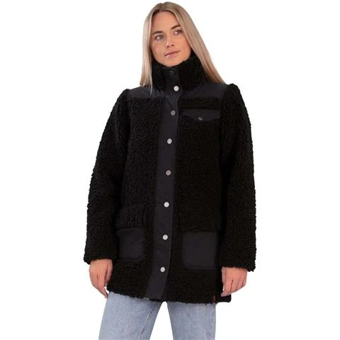 Obermeyer Andie Sherpa Jacket - Women's Obermeyer Andie Sherpa Jacket - Women's -Ladies Skiing Store fw23 obermeyer womensandiesherpajacket black