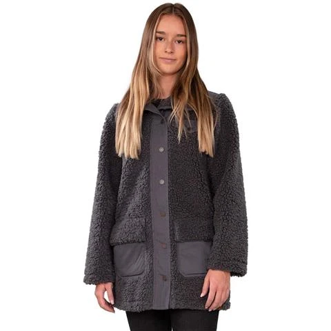 Obermeyer Andie Sherpa Jacket - Women's Obermeyer Andie Sherpa Jacket - Women's -Ladies Skiing Store fw23 obermeyer womensandiesherpajacket coal