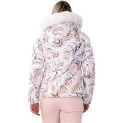 Obermeyer Bombshell Jacket - Women's -Ladies Skiing Store fw23 obermeyer womensbombshelljacket gaiasfloral 2