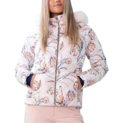 Obermeyer Bombshell Jacket - Women's -Ladies Skiing Store fw23 obermeyer womensbombshelljacket gaiasfloral 3