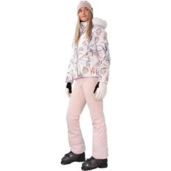 Obermeyer Bombshell Jacket - Women's -Ladies Skiing Store fw23 obermeyer womensbombshelljacket gaiasfloral 6