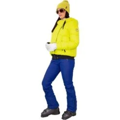 Obermeyer Calypso Down Jacket - Women's -Ladies Skiing Store fw23 obermeyer womenscalypsodownjacket electrify 5