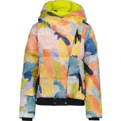 Obermeyer Calypso Down Jacket - Women's -Ladies Skiing Store fw23 obermeyer womenscalypsodownjacket paintbrush 1