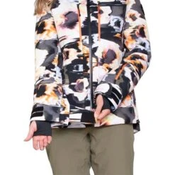 Obermeyer Cecilia Jacket - Women's -Ladies Skiing Store fw23 obermeyer womensceciliajacket glitchy 3