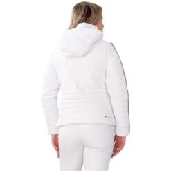 Obermeyer Como Jacket - Women's -Ladies Skiing Store fw23 obermeyer womenscomojacket white 2