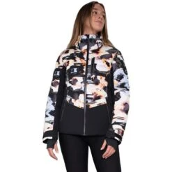 Obermeyer Women's Cosima Down Jacket | Buckmans -Ladies Skiing Store fw23 obermeyer womenscosimadownjacket glitchy 1