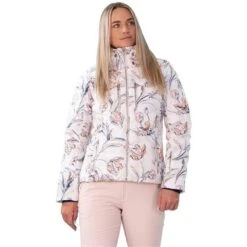 Obermeyer Devon Down Jacket - Women's 9 Obermeyer Devon Down Jacket - Women's -Ladies Skiing Store fw23 obermeyer womensdevondownjacket gaiasfloral 1