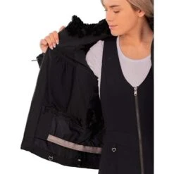 Obermeyer Electra Jacket - Women's -Ladies Skiing Store fw23 obermeyer womenselectrajacket black 6