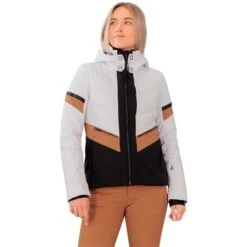 Obermeyer Electra Jacket - Women's -Ladies Skiing Store fw23 obermeyer womenselectrajacket white 1