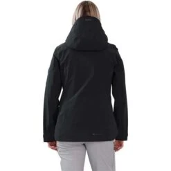 Obermeyer Highlands Shell Jacket - Women's -Ladies Skiing Store fw23 obermeyer womenshighlandsshelljacket black 2