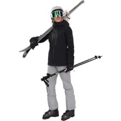 Obermeyer Highlands Shell Jacket - Women's -Ladies Skiing Store fw23 obermeyer womenshighlandsshelljacket black 8