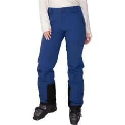 Obermeyer Highlands Shell Pant - Women's -Ladies Skiing Store fw23 obermeyer womenshighlandsshellpant navy 1
