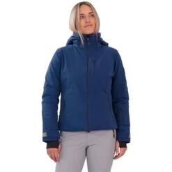 Obermeyer Kayla Jacket - Women's -Ladies Skiing Store fw23 obermeyer womenskaylajacket navy 1