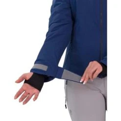 Obermeyer Kayla Jacket - Women's -Ladies Skiing Store fw23 obermeyer womenskaylajacket navy 3