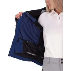 Obermeyer Kayla Jacket - Women's -Ladies Skiing Store fw23 obermeyer womenskaylajacket navy 6