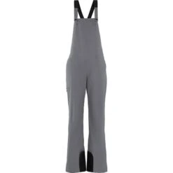 Obermeyer Malta Bib Overalls - Women's -Ladies Skiing Store fw23 obermeyer womensmaltabiboveralls blackdenim 8