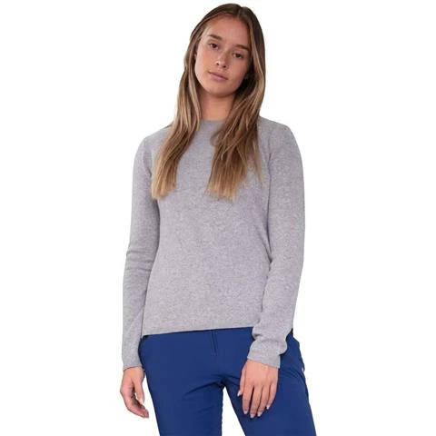 Obermeyer Rayna Crewneck Sweater - Women's Obermeyer Rayna Crewneck Sweater - Women's -Ladies Skiing Store fw23 obermeyer womensraynacrewnecksweater shale 1