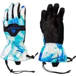 Obermeyer Regulator Glove - Women's -Ladies Skiing Store fw23 obermeyer womensregulatorglove tidepool