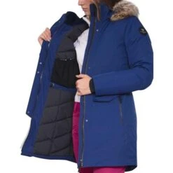 Obermeyer Sojourner Down Jacket - Women's -Ladies Skiing Store fw23 obermeyer womenssojournerdownjacket navy 4