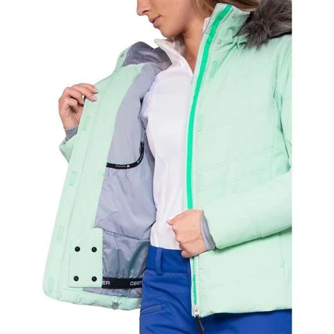 Obermeyer Tuscany Elite Jacket - Women's Obermeyer Tuscany Elite Jacket - Women's -Ladies Skiing Store fw23 obermeyer womenstuscanyelitejacket minttobe 5