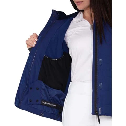 Obermeyer Tuscany Elite Jacket - Women's Obermeyer Tuscany Elite Jacket - Women's -Ladies Skiing Store fw23 obermeyer womenstuscanyelitejacket navy 4