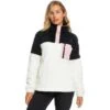 Roxy Alabama - Women's -Ladies Skiing Store fw23 roxy womensalabamafleece egret 1