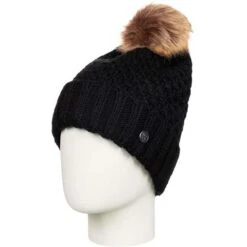 Roxy Blizzard Beanie - Women's 8 Roxy Blizzard Beanie - Women's -Ladies Skiing Store fw23 roxy womensblizzardbeanie trueblack 1