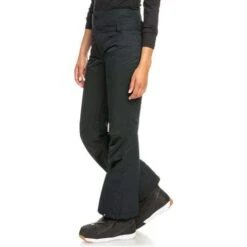 Roxy Diversion Pant - Women's -Ladies Skiing Store fw23 roxy womensdiversionpant trueblack 2