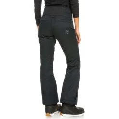 Roxy Diversion Pant - Women's -Ladies Skiing Store fw23 roxy womensdiversionpant trueblack 3